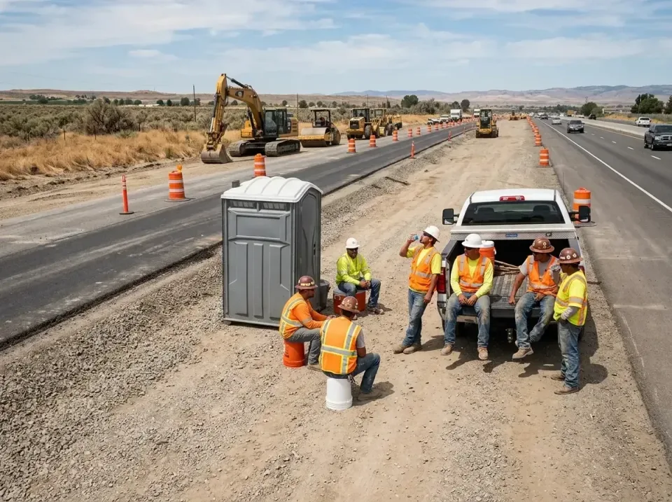 highway-road-construction-crew-007 — frequently asked questions, Porta Potty and Restroom Rentals in Winnsboro, LA